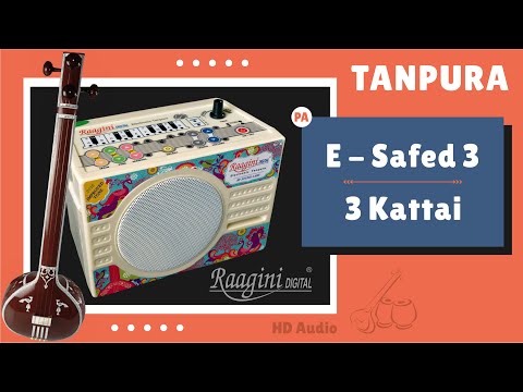 Raagini Tanpura Online E Scale - 3 Kattai Electronic Shruti Box | रागिनी तानपुरा सफ़ेद ३ (Download)
