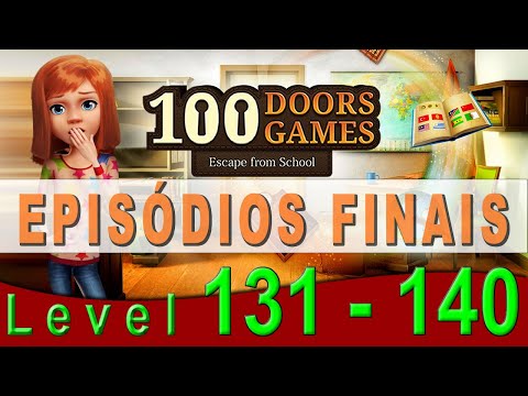 JOGO ESCAPE FROM SCHOOL - 100 DOORS GAMES | 100 PORTAS LEVEL 131-140 PASSO A PASSO | WALKTHROUGH
