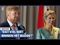 Koning maakt alcoholgrap tijdens speech