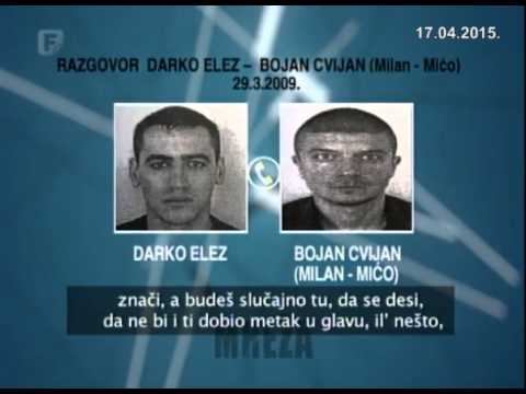 Elez i Cvijan planiraju ubistvo inspektora SIPA-e i bivšeg načelnika CJB Istočno Sarajevo