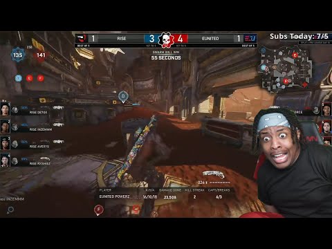 POWERZ GOES INSANE! - Rise vs eUnited Map 3 | Reaction - Gears 5