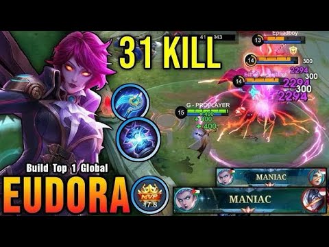 🔥 EDUORA 2x MANIAC + 1x SAVAGE! ⚡ BEST MAGE BUILD 2024 | MLBB