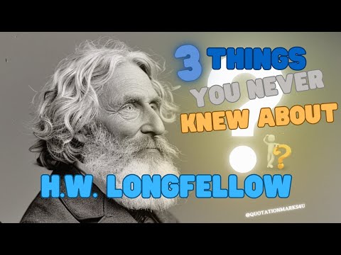 Did You Know This About Henry Wadsworth Longfellow?