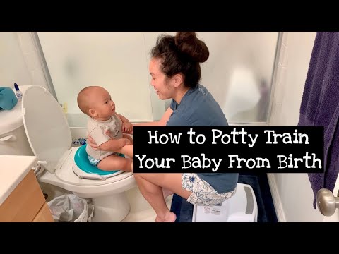 How We Potty Trained Our Baby from Birth Using Elimination Communication!