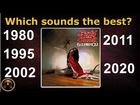 OZZY OSBOURNE (originals vs. partially re-recorded vs remasters) Blizzard of Ozzオジー・オズボーン