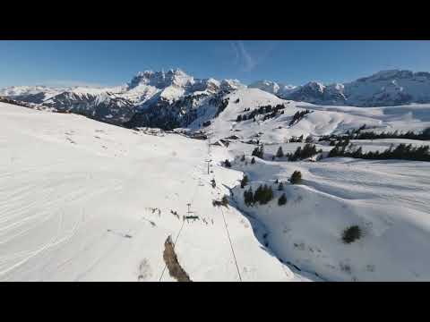 Captation brute station de ski Les Portes du Soleil - Drone FPV
