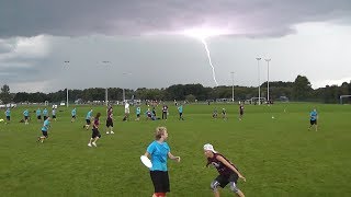 preview picture of video 'XEUCF 2013: Amazing footage as lightning strikes during huck'