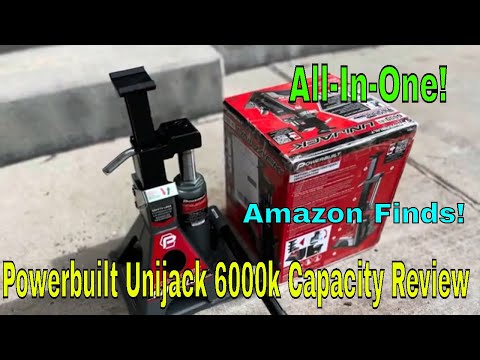 Powerbuilt Unijack 6000k Capacity Review: Amazon Truck Must Haves #powerjack #amazonfinds #products