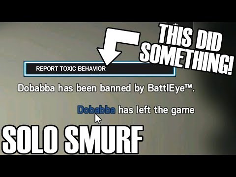 Solo Smurf: Getting A Hacker Banned - Rainbow Six Siege (White Noise)