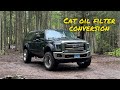 F350 6.7 powerstroke service and mddp cat oil filter conversion