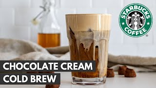 How To Make A Starbucks Chocolate Cream Cold Brew At Home