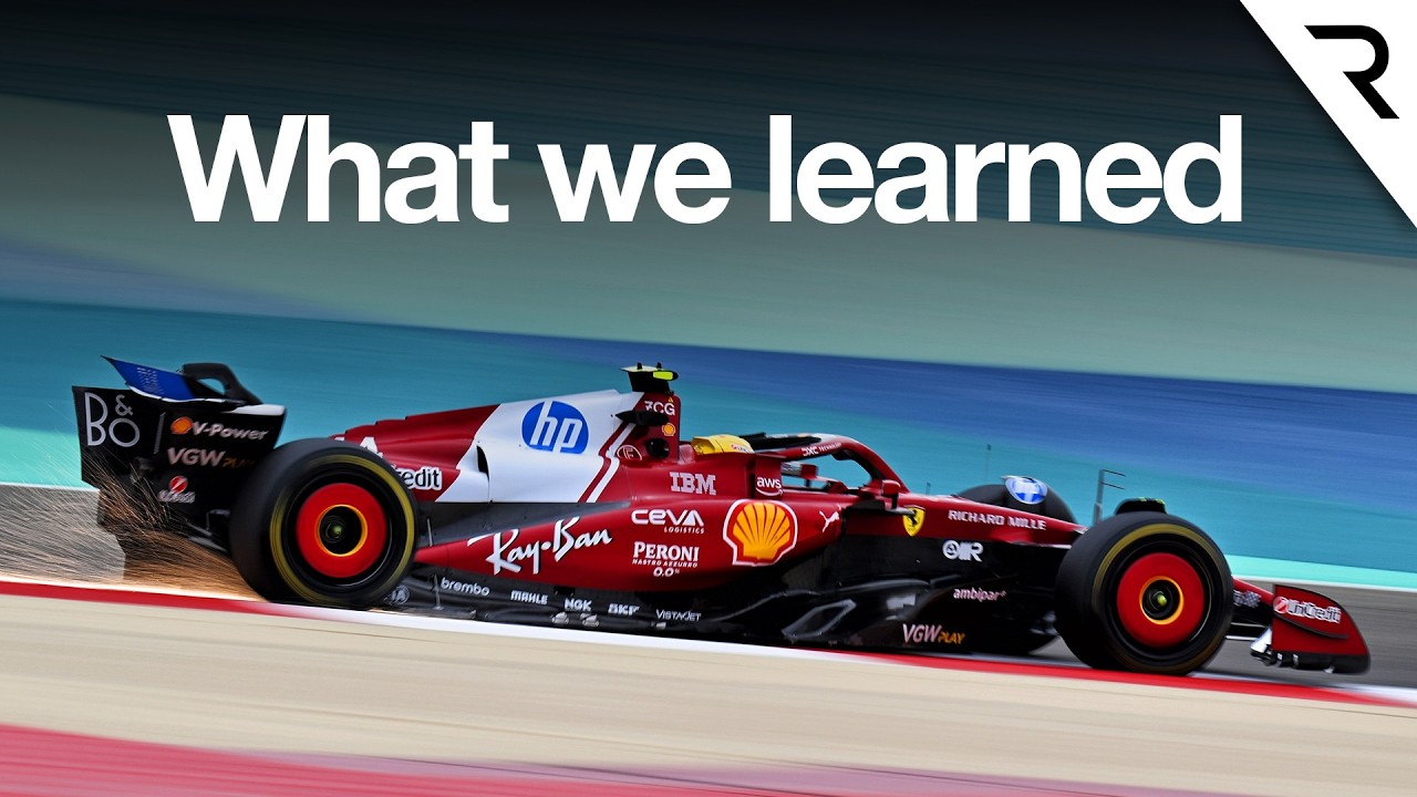 F1 testing 2025 day 1 - 9 things we learned