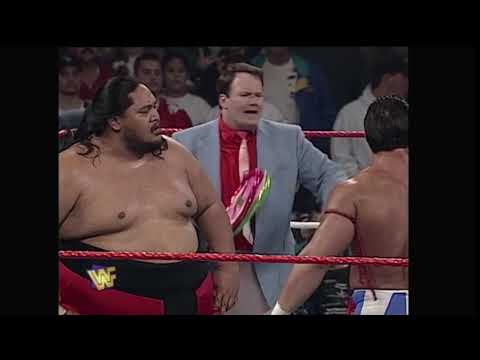 WWF Raw 1/29/1996 - Shawn Michaels vs. Yokozuna (Part 3)