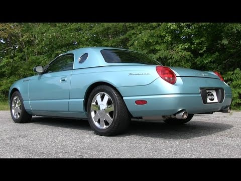 Pure Sound: 2002 Ford Thunderbird w/ Borla Cat-Back Exhaust - Start/Revs/Acceleration Before & After