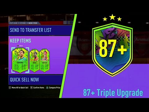THIS IS WHAT 25x 87+ TRIPLE UPGRADES GAVE US! - FIFA 21