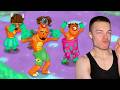 BBLI ZARD ISLAND ALL BBLI FAM Monsters Reaction My Singing Monsters