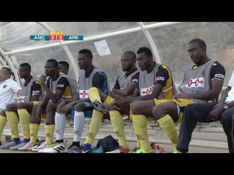 J-22 Ligue 1  ASEC Mimosas - Africa Sports 1ère mi-temps