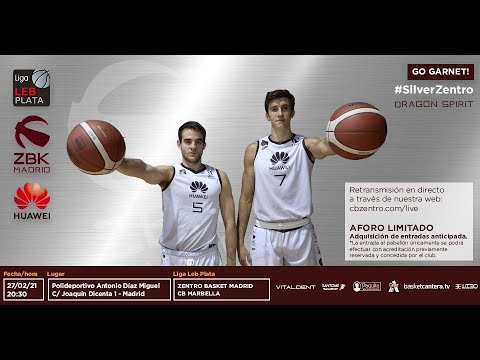 LEB PLATA 20/21 - ZENTRO BASKET MADRID vs CB MARBELLA. J19. Grupo Oeste.