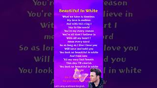 Download lagu Beautiful In White, lyrics – Shane Filan |418 Let's sing and learn English. mp3