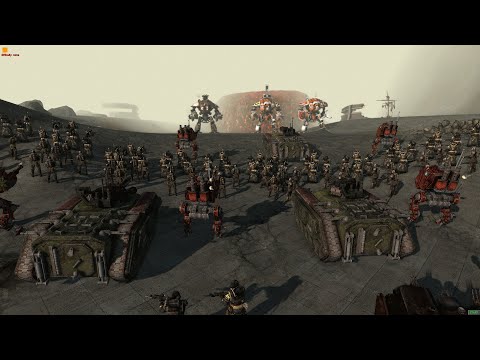Chaos VS 3 Imperial Knights - Men of War: Assault Squad 2