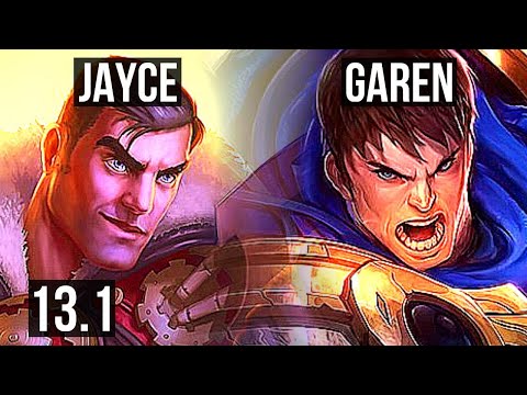 JAYCE vs GAREN (TOP) | 4/0/2, 1.7M mastery, 300+ games | KR Diamond | 13.1