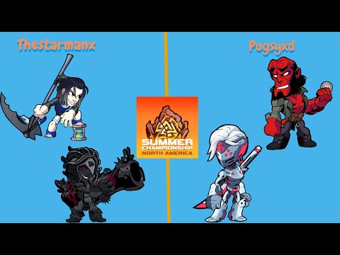 Thestarmanx vs Pugsyxd - Winners Round 2 - Brawlhalla Summer Championships 1v1 NA