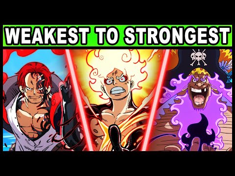 All 7 Yonko RANKED from Weakest to Strongest! (One Piece Strongest Emperor in History Explained)
