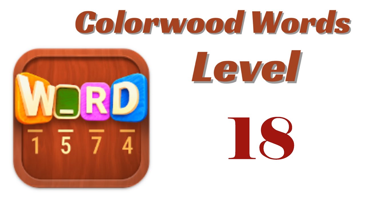 Colorwood Words level 18