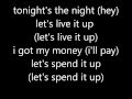 Black Eyed Peas - I Gotta Feeling Lyrics 