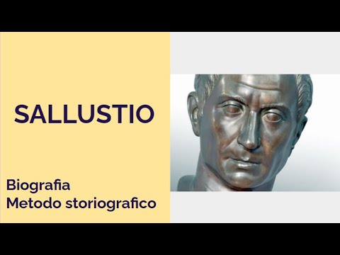 Sallustio: biografia, storiografia