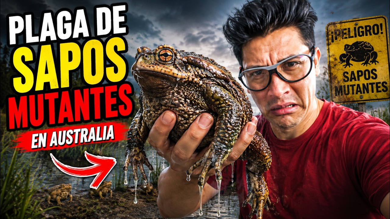 Extraños Sapos Mutantes Desatan el Caos en Australia
