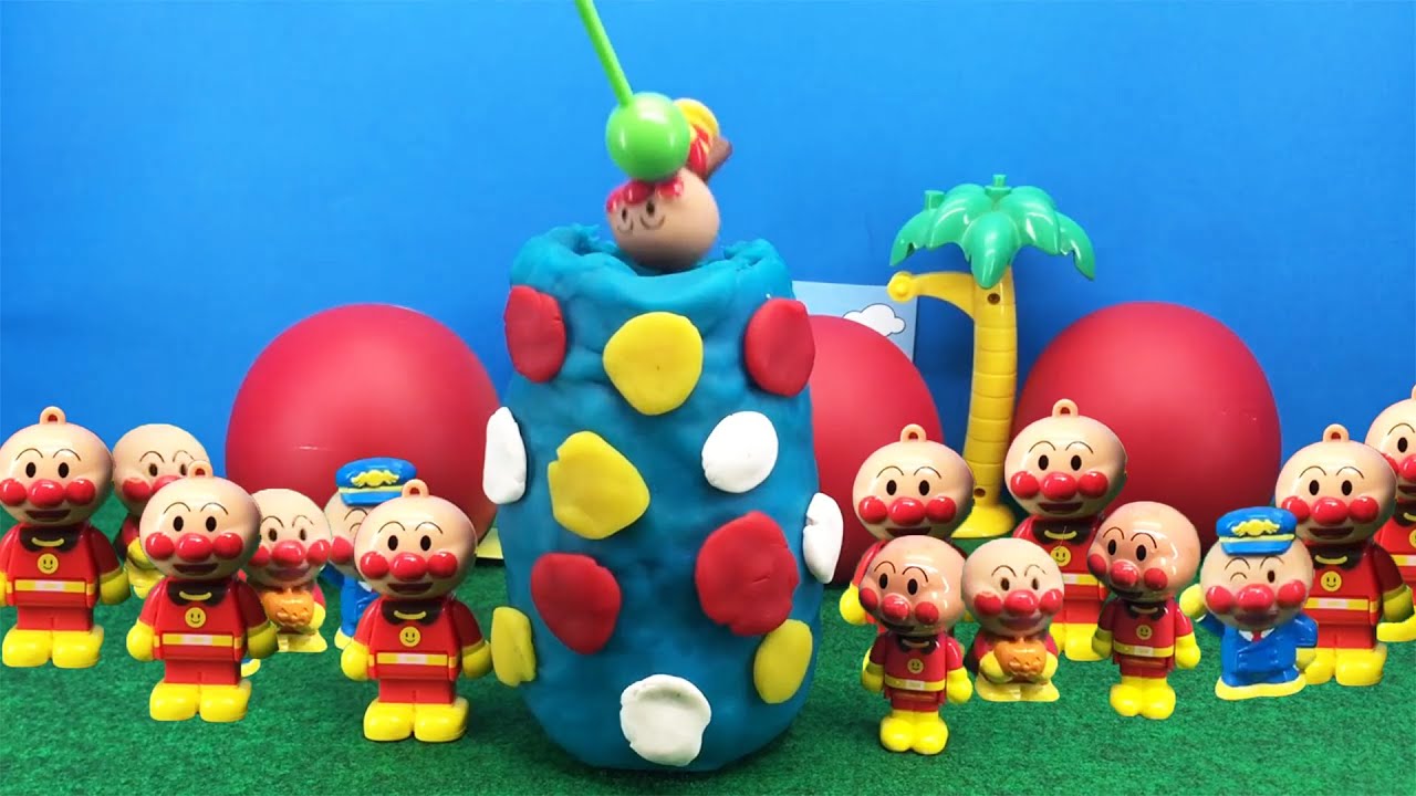 【大量】アンパンマンがぞくぞくでてくる不思議ボトル！！箱の中よりおおすぎる！？【寸劇】@minitoys2 アンパンマンおもちゃ アニメ