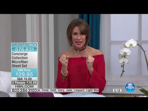 HSN | Concierge Collection Bedding 01.06.2017 - 03 PM