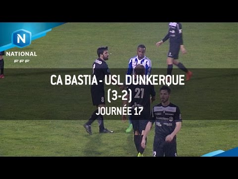 J17 : CA Bastia - USL Dunkerque (3-2), le résumé