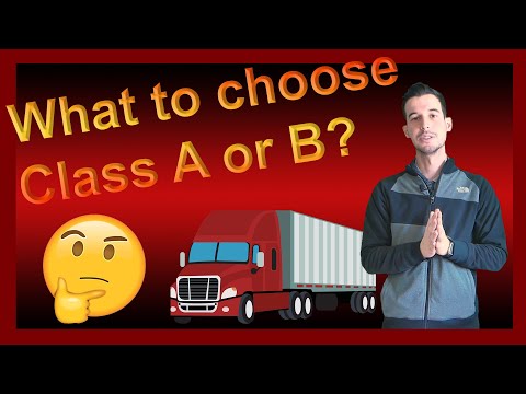 CDL Class A or Class B, what license should I get? - Winsor Driving School