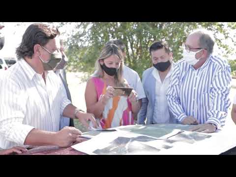 Vaqueros: El Gobernador recorrió la zona donde se construirá el nuevo puente