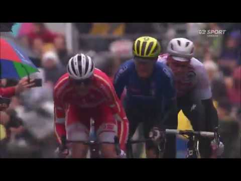 Mads Pedersen UCI World Champion 2019  Last 12 km, + Aftermath & Interviews