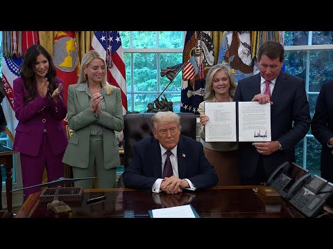 President Trump Signs a Presidential Memorandum, Sep. 15, 2025