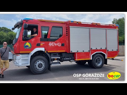 Przywitanie nowego wozu OSP Górażdże