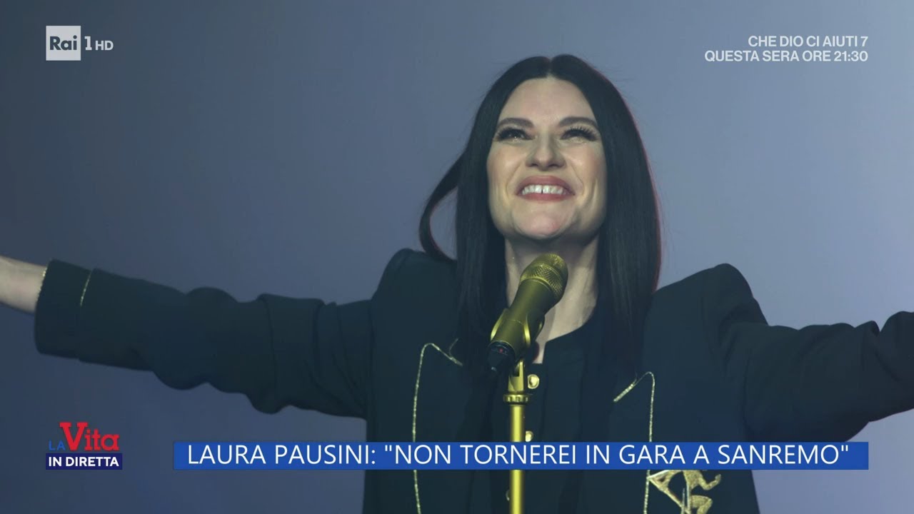 Laura Pausini: Non torno in gara a Sanremo - La vita in diretta 02/03/2023