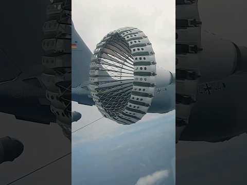 The Hypnotic Process of AV-8B Harrier Pilot Misses Drogue During Aerial Refueling Certification Test