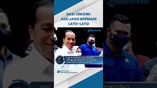 Momen Presiden Jokowi Adu Jago Main Lato-lato dengan Anak-anak di Subang Ditemani Ridwan Kamil