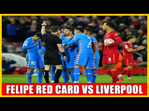 Felipe RED CARD vs Liverpool