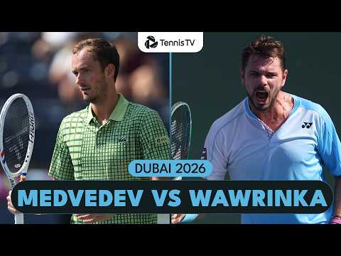 Daniil Medvedev vs Stan Wawrinka Match Highlights! | Dubai 2026