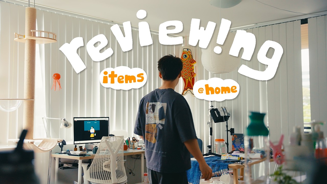 reviewing products in my long term home before moving | muji, ikea & designer pieces