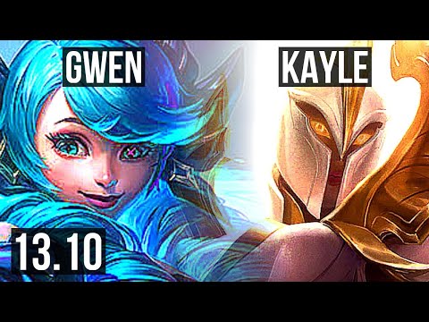 GWEN vs KAYLE (TOP) | 3/0/6 | KR Master | 13.10