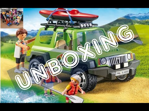 UNBOXING #12 : PLAYMOBIL 6889 4x4 DE RANDONNEE AVEC KAYAKS - 100% PLAYMO TUTO