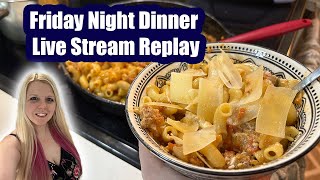 Cheesy Sausage Pasta Skillet - Friday Night Dinner Chat