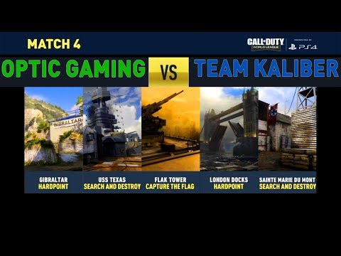 Team Kaliber vs Optic Gaming - CWL Stage 1 2018 - CoD: WW2