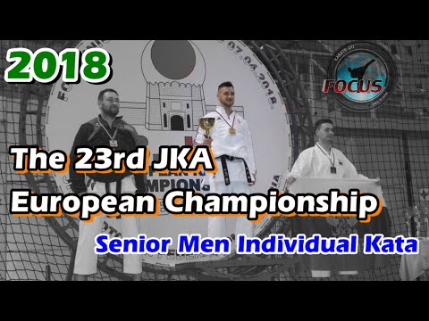 The 23rd JKA European Championship - Men Individual Kata